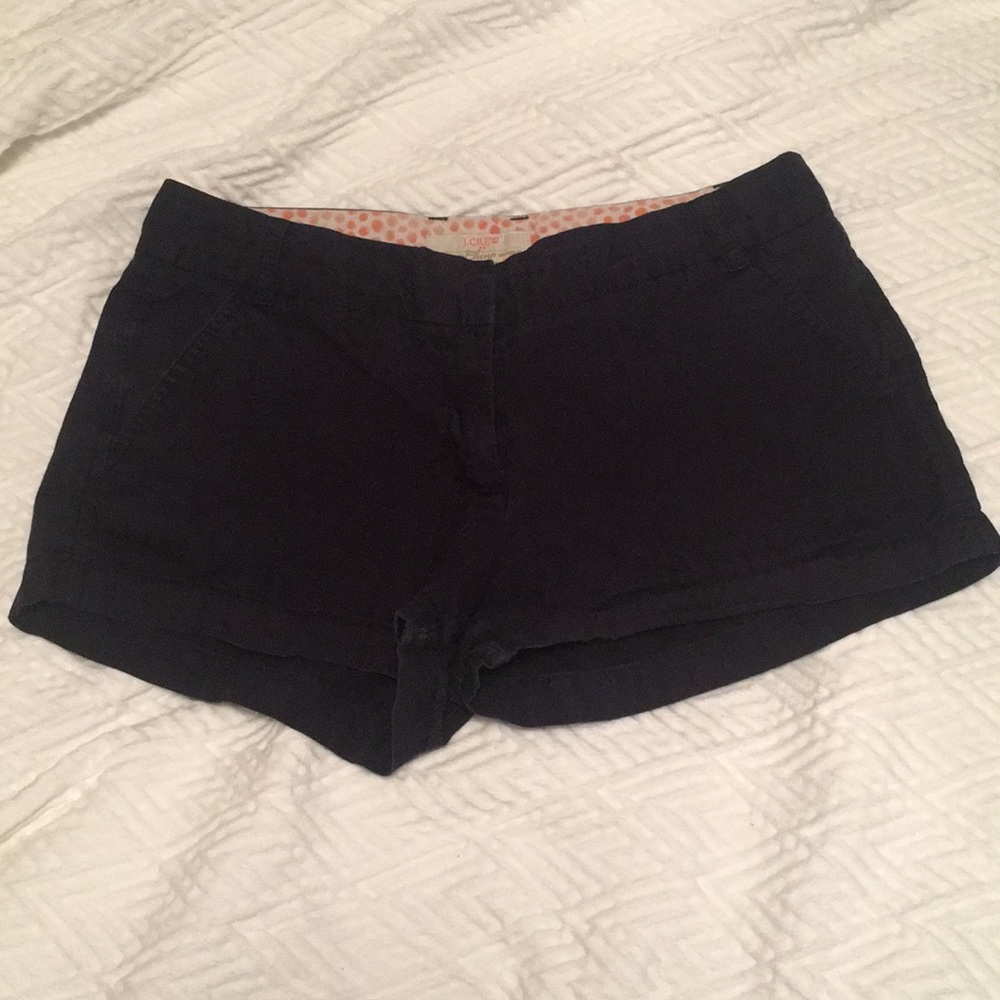 J. Crew 3.5” navy chino shorts